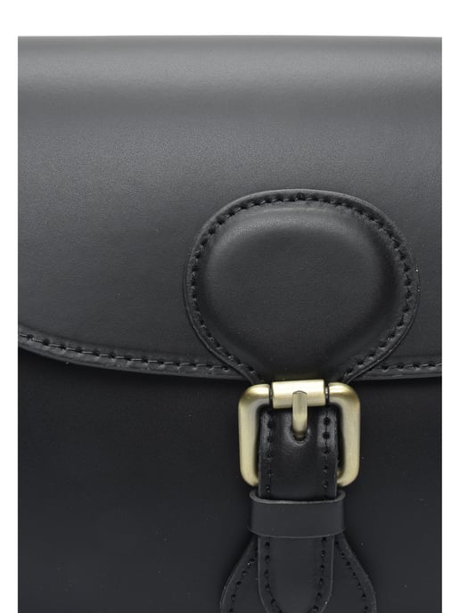 Isabella Rhea Zwart Rundleer Tas - Image 3