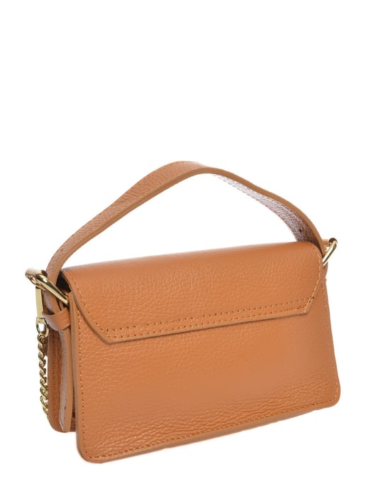 Anna Luchini Brown Rundleer Tas - Image 2