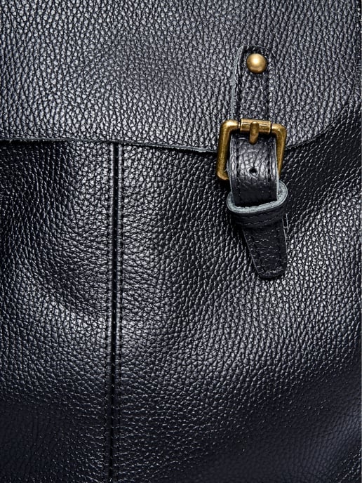 Roberta M Black Leather Bag - Image 3