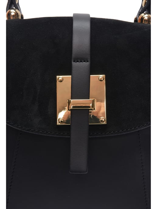 Roberta M Zwart Rundleer Tas - Image 3