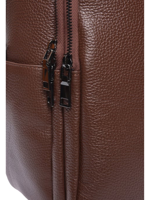 Luisa Vannini Bordeauxrood Rundleer Tas - Image 3