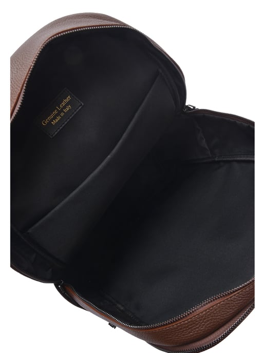 Luisa Vannini Bordeauxrood Rundleer Tas - Image 4