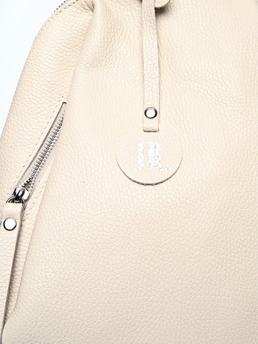 Anna Luchini Beige Leather Bag - Image 3
