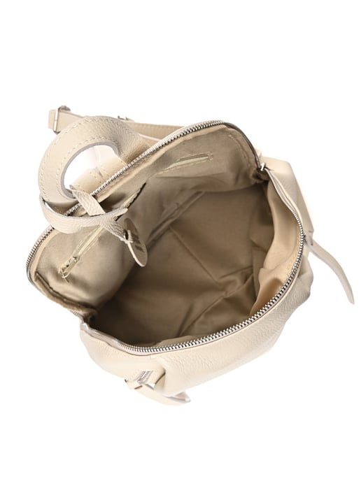 Anna Luchini Beige Leather Bag - Image 4