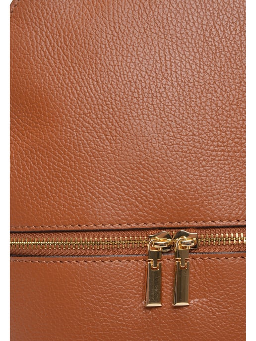 Isabella Rhea Brown Rundleer Tas - Image 3