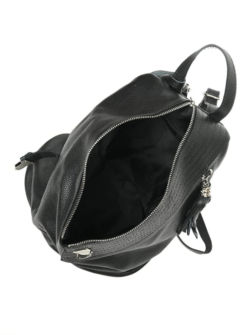 Isabella Rhea Zwart Rundleer Tas - Image 4