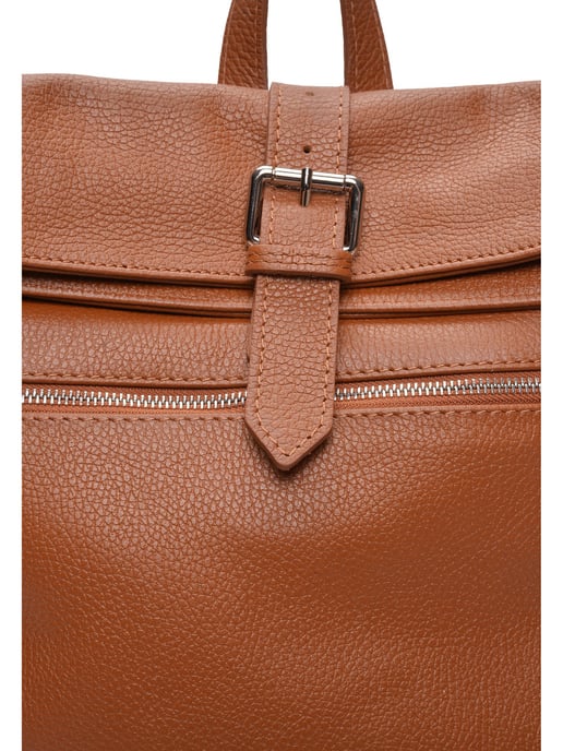 Isabella Rhea Brown Rundleer Tas - Image 3