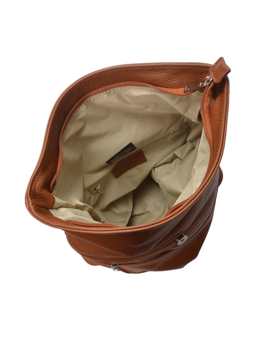 Isabella Rhea Brown Rundleer Tas - Image 4