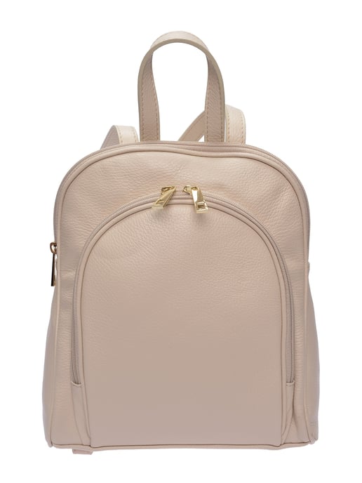 Anna Luchini Beige Rundleer Tas - Image 1