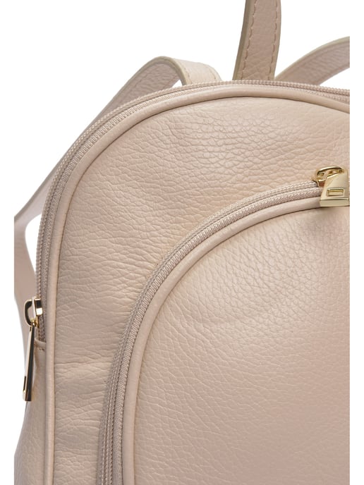Anna Luchini Beige Rundleer Tas - Image 3
