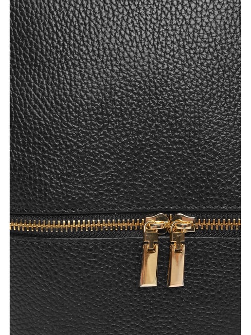 Isabella Rhea Zwart Rundleer Tas - Image 3