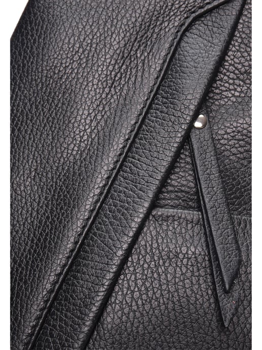 Isabella Rhea Zwart Rundleer Tas - Image 3