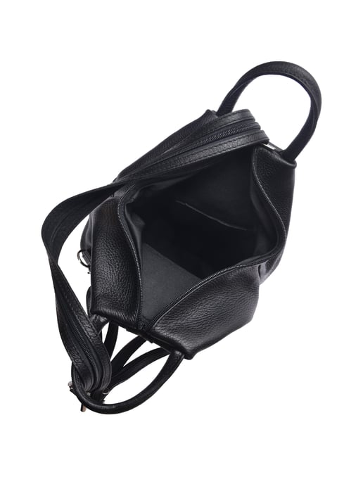 Isabella Rhea Zwart Rundleer Tas - Image 4