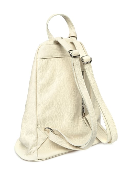 Isabella Rhea Beige Rundleer Tas - Image 2