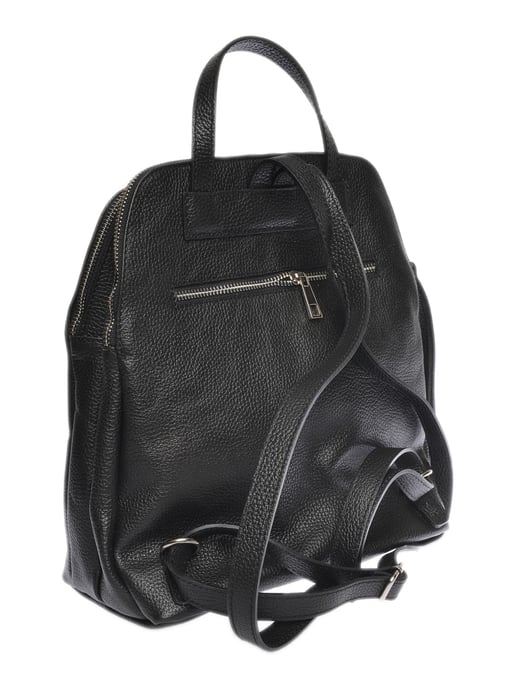 Isabella Rhea Zwart Rundleer Tas - Image 2