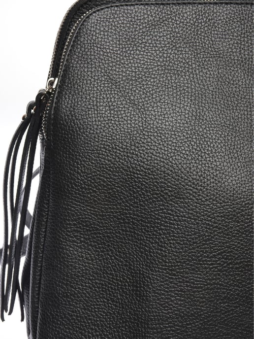Isabella Rhea Zwart Rundleer Tas - Image 3