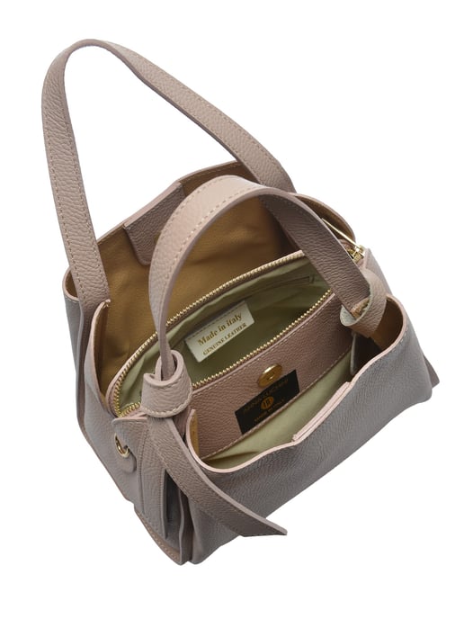 Anna Luchini Rose Rundleer Tas - Image 4