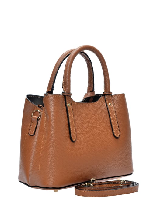 Anna Luchini Brown Leather Bag - Image 2
