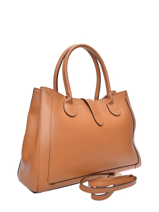 Isabella Rhea Brown Rundleer Tas - Image 2