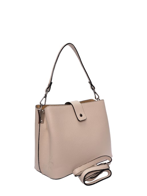 Isabella Rhea Beige Leather Bag - Image 2