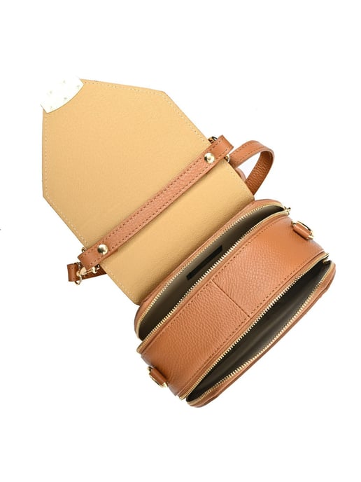 Roberta M Brown Leather Bag - Image 4