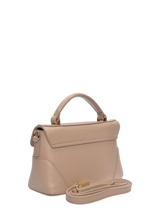 Luisa Vannini Beige Leather Bag - Image 2