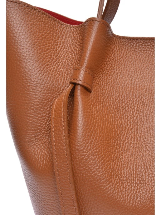Isabella Rhea Brown Rundleer Tas - Image 3
