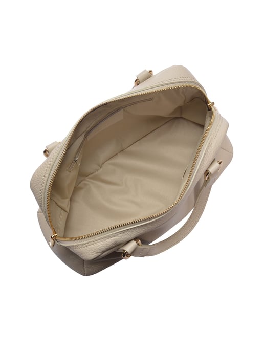 Roberta M Beige Rundleer Tas - Image 4
