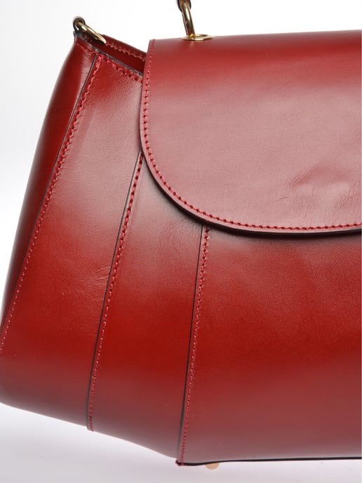 Isabella Rhea Rood Rundleer Tas - Image 3