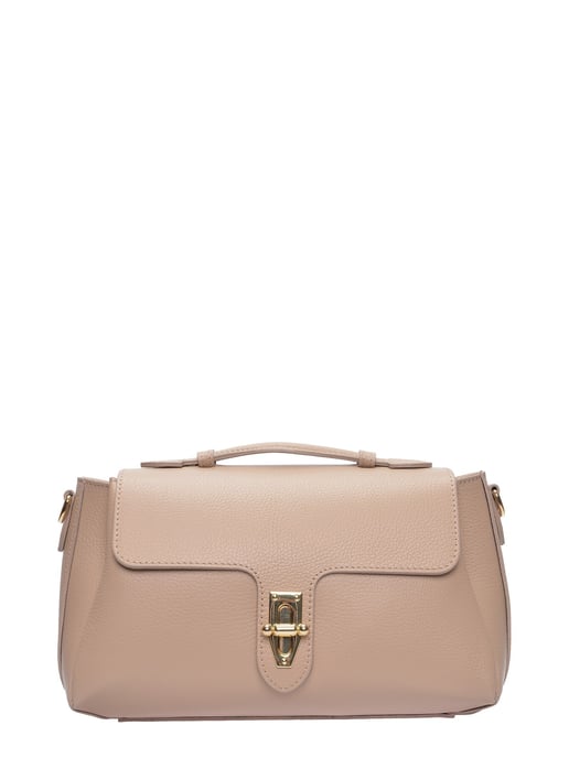 Roberta M Beige Rundleer Tas - Image 1