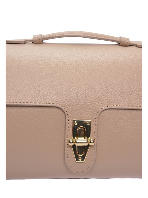 Roberta M Beige Rundleer Tas - Image 3