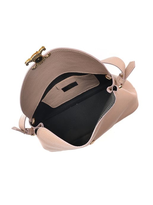 Anna Luchini Rose Rundleer Tas - Image 4