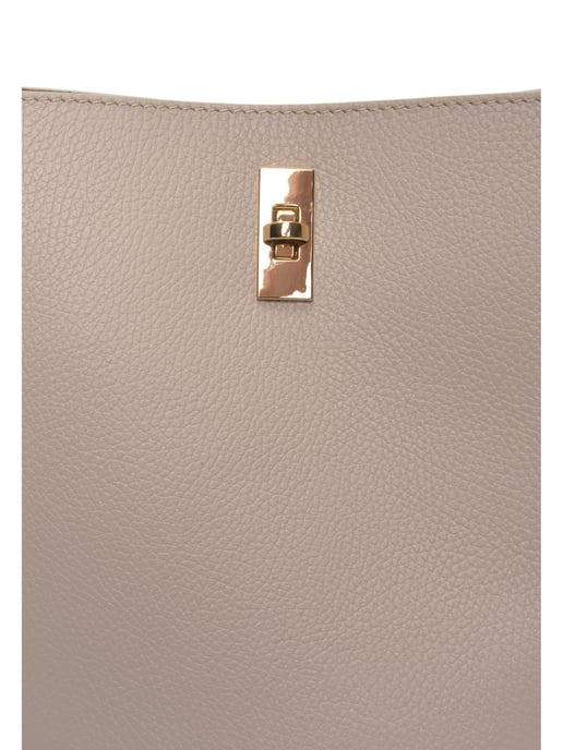 Luisa Vannini Beige Rundleer Tas - Image 3