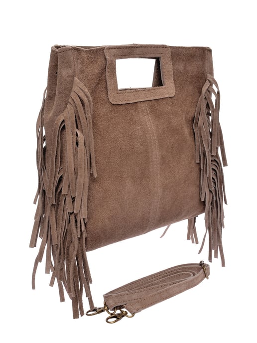 Anna Luchini Beige Rundleer Tas - Image 2