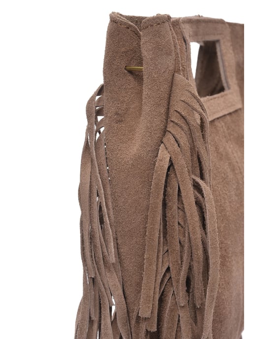 Anna Luchini Beige Rundleer Tas - Image 3