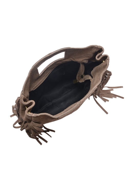 Anna Luchini Beige Rundleer Tas - Image 4