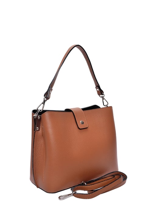 Isabella Rhea Brown Rundleer Tas - Image 2