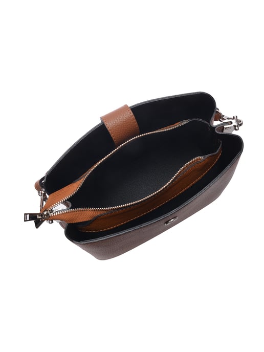 Isabella Rhea Brown Rundleer Tas - Image 4