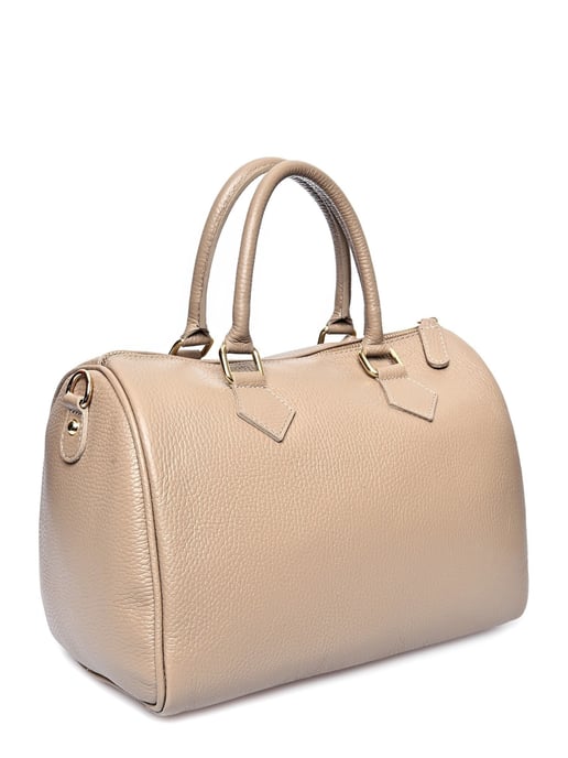 Roberta M Beige Rundleer Tas - Image 2