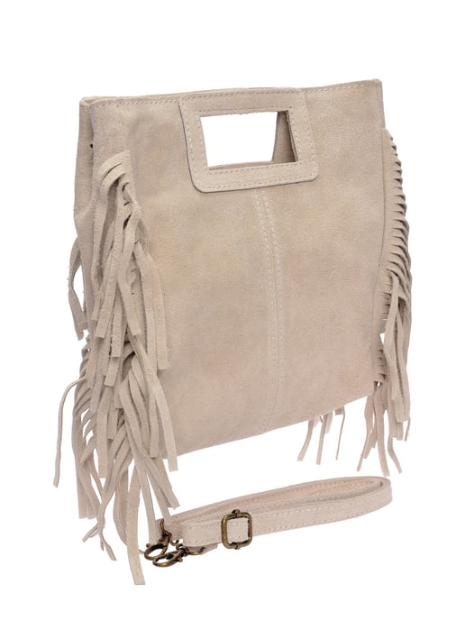 Anna Luchini Beige Rundleer Tas - Image 2