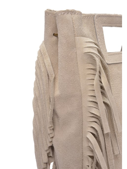 Anna Luchini Beige Rundleer Tas - Image 3