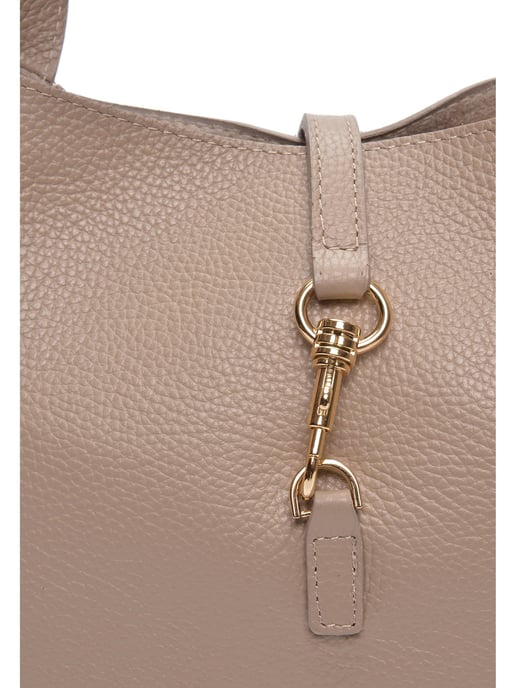 Anna Luchini Beige Rundleer Tas - Image 3