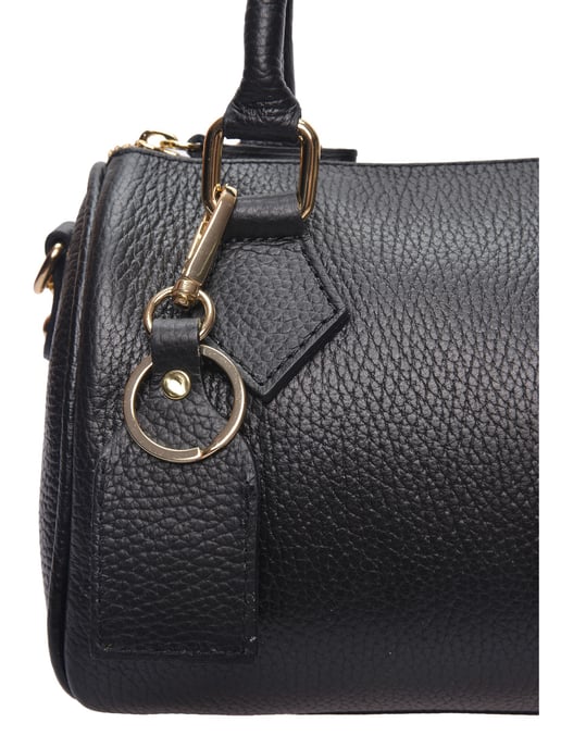 Luisa Vannini Zwart Rundleer Tas - Image 3