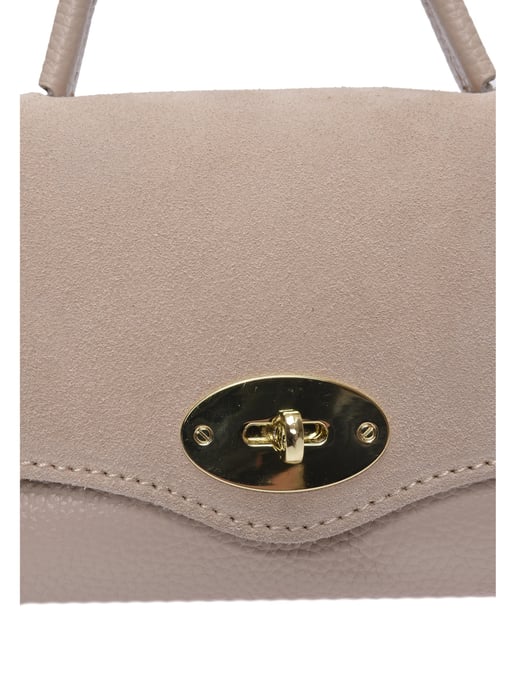 Roberta M Beige Rundleer Tas - Image 3