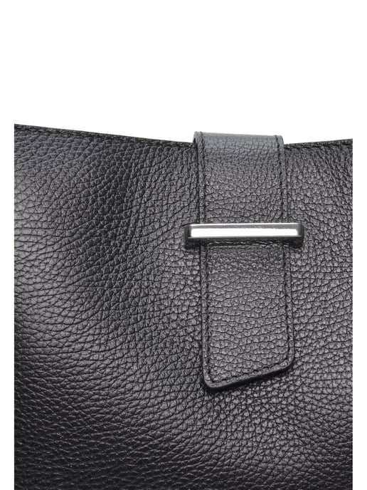 Isabella Rhea Zwart Rundleer Tas - Image 3