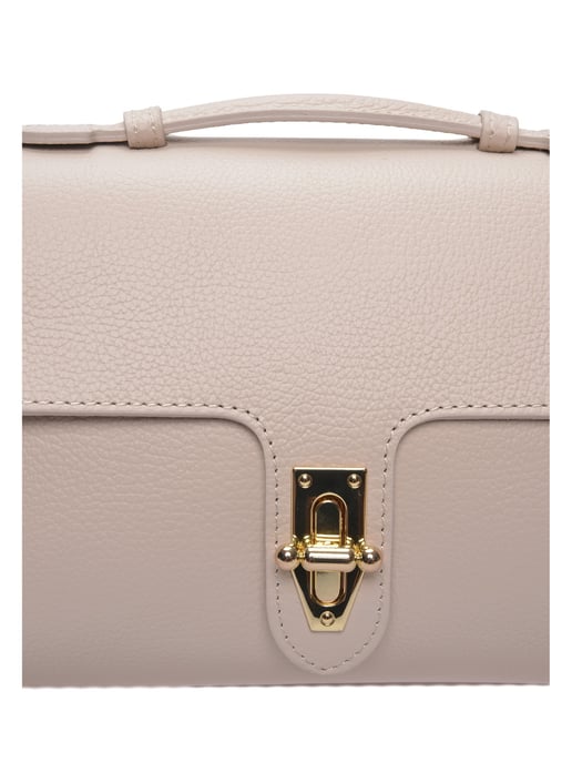 Roberta M Beige Rundleer Tas - Image 3