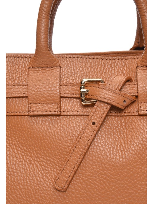 Isabella Rhea Brown Rundleer Tas - Image 3