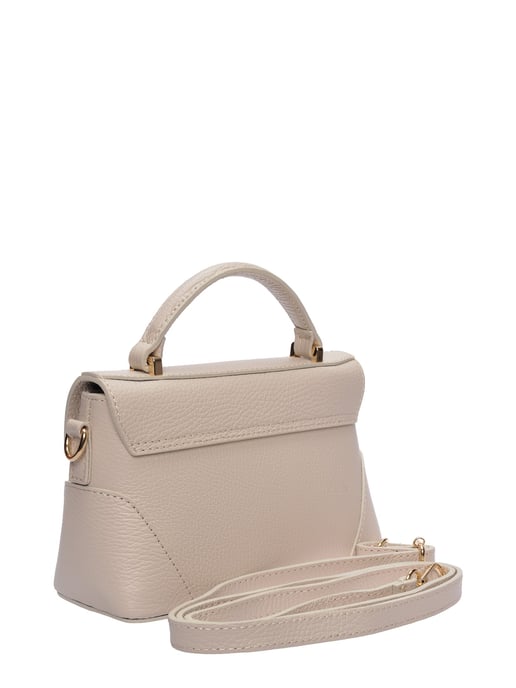 Luisa Vannini Beige Rundleer Tas - Image 2