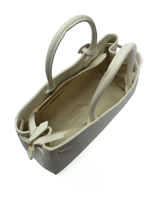 Anna Luchini Beige Rundleer Tas - Image 4