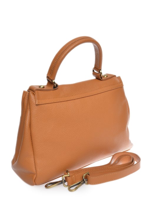 Isabella Rhea Brown Rundleer Tas - Image 2